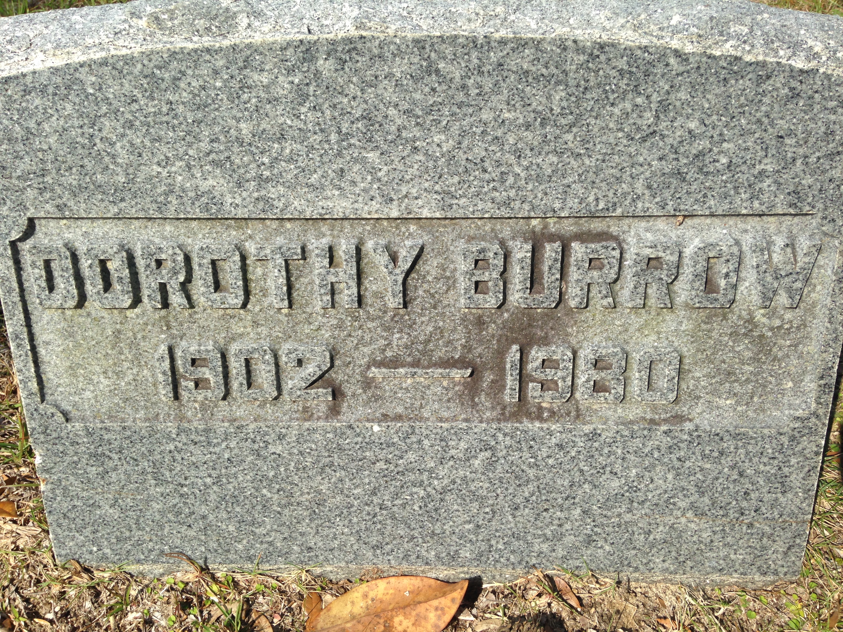 Dorothy Burrow